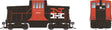 GE 44-Tonner - Standard DC -- New Haven #0811 (McGinnis Scheme, black, vermillion, white)