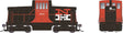 GE 44-Tonner - Standard DC -- New Haven #0815 (McGinnis Scheme, black, vermillion, white)