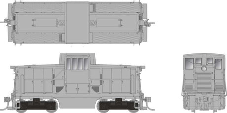 GE 44-Tonner - Standard DC -- Undecorated - Phase II Body