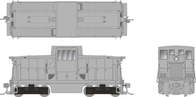 GE 44-Tonner - Standard DC -- Undecorated - Phase II Body