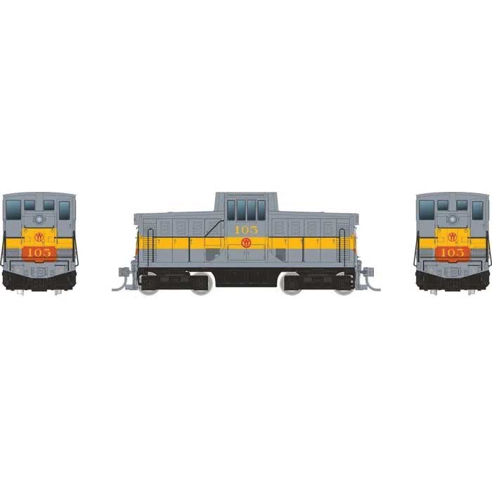 GE 44-Tonner - Sound and DCC -- New York, Ontario & Western #101 (gray, orange, yellow)