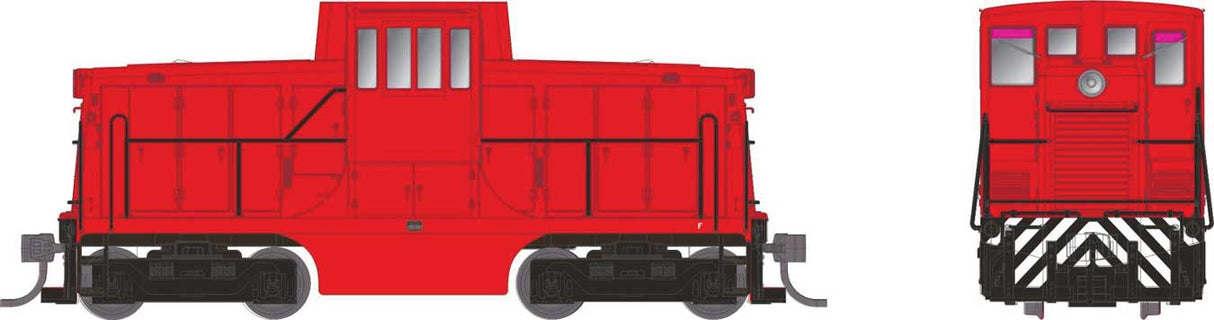 GE 44-Tonner - Sound and DCC -- Painted, Unlettered (red)