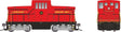 GE 44-Tonner - Sound and DCC -- Claremont & Concord #31 (red, yellow, black)