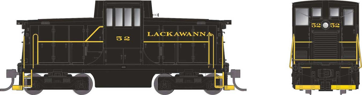 GE 44-Tonner - Sound and DCC -- Delaware, Lackawanna, & Western #53 (black)