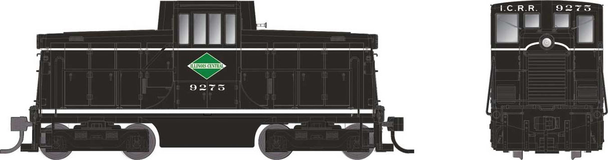 GE 44-Tonner - Sound and DCC -- Illinois Central #9275 (black, white, green)