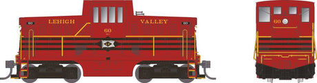 GE 44-Tonner - Sound and DCC -- Lehigh Valley #61 (Cornell Red, black)