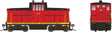 GE 44-Tonner - Sound and DCC -- Strasburg Railroad #1 (red, black)