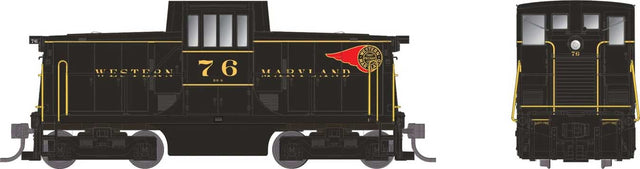 GE 44-Tonner - Sound and DCC -- Western Maryland #75 (black, red, yellow; Fireball Logo)