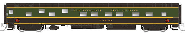 Duplex Sleeper - Ready to Run - Panorama Line(TM) -- Canadian National Eastview (1954 Scheme, green, black)