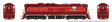 EMD SD7 High Nose - Standard DC -- EMD #991 (Demonstrator, red, maroon)