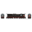 EMD SD7 High Nose - Standard DC -- Southern Pacific #5331 (Black Widow, black, silver, orange, red)