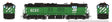 EMD SD9 High Nose - Standard DC -- Burlington Northern #6226 (Cascade Green, black, white)