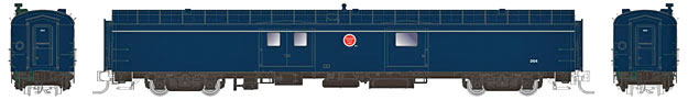 73' Smooth Side Baggage-Express w/41-BN0-11 - Ready to Run Panorama Line -- Missouri Pacific #274 (Jenks Blue, Buzz Saw Logo, Standard Ends)