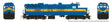 EMD SD10 Low Nose - ESU LokSound and DCC -- Dakota, Minnesota & Eastern #551 (blue, yellow)