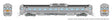 Budd RDC-1 Phase 1 - Standard DC -- Santa Fe #DC-191, DC-192 (silver, red, yellow, black)
