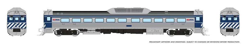 Budd RDC-1 Phase 2 - Standard DC -- BC Rail (silver, blue)