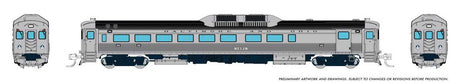 Budd RDC-2 Phase 1 - Standard DC -- Baltimore & Ohio #1951 (stainless, black)