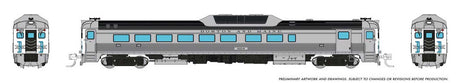 Budd RDC-2 Phase 2 - Standard DC -- Boston & Maine  #6214 (stainless, black, white, blue, McGinnis Logo)