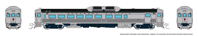 Budd RDC-2 Phase 1 - Standard DC -- Northern Pacific #B-30 (stainless, Monad Logo)