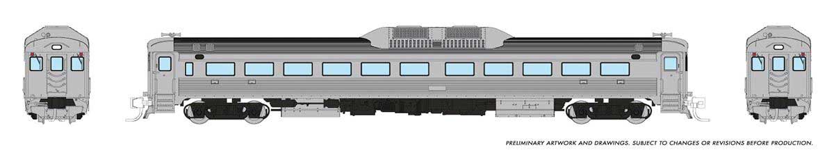 Budd RDC-1 Phase 1 - Standard DC -- Painted, Unlettered (Stainless)