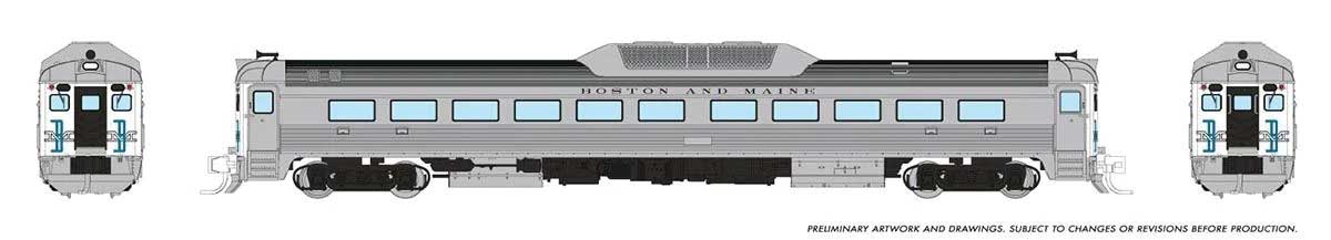 Budd RDC-1 Phase 2 - Sound and DCC -- Boston & Maine (McGinnis Scheme)