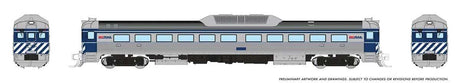 Budd RDC-1 Phase 2 - Sound and DCC -- BC Rail (silver, blue)