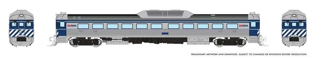 Budd RDC-1 Phase 2 - Sound and DCC -- BC Rail (silver, blue)