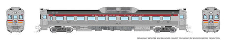 Budd RDC-1 Phase 1 - Sound and DCC -- Southern Pacific #10 (As-Delivered, silver, red)