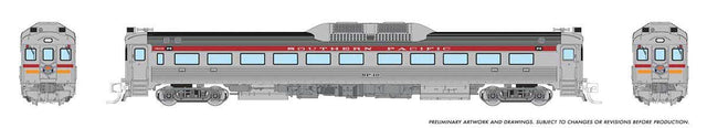Budd RDC-1 Phase 1 - Sound and DCC -- Southern Pacific #10 (As-Delivered, silver, red)