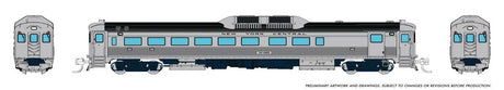 Budd RDC-2 Phase 1 - Sound and DCC -- New York Central #M-480 (stainless)