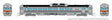 Budd RDC-2 Phase 1 - Sound and DCC -- Western Pacific #375 (stainless, orange, black, Zephyrette Logo)