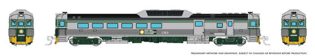 Budd RDC-3 Phase 2 - Sound and DCC -- British Columbia Railway #BC-31 (2-Tone Green, Dogwood Logo)