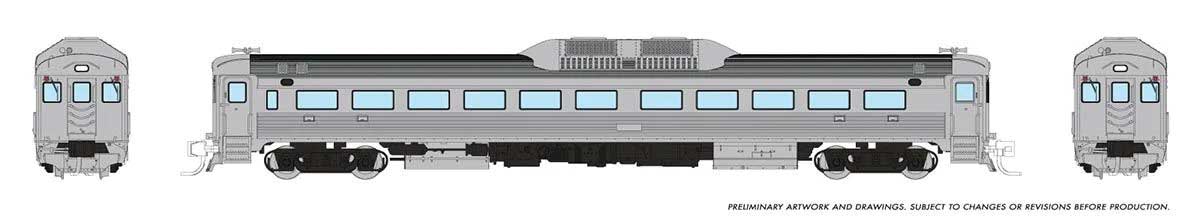 Budd RDC-1 Phase 2 - Sound and DCC -- Painted, Unlettered (stainless)