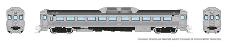 Budd RDC-1 Phase 2 - Sound and DCC -- Painted, Unlettered (stainless)