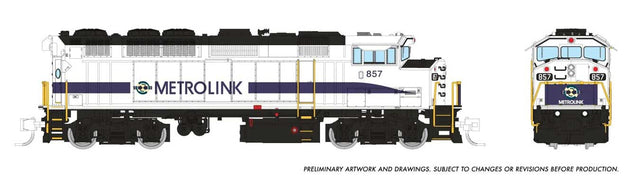 GMDD F59PH - Sound and DCC -- Metrolink #862 (white, blue stripe)