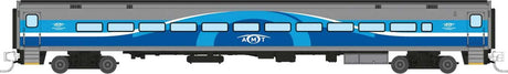 Comet Commuter Coach - Ready to Run -- AMT (2020s Scheme, silver, blue)