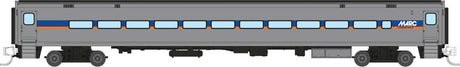Comet Commuter Coach - Ready to Run -- Maryland Area Rail Commuter MARC (silver, blue, orange)