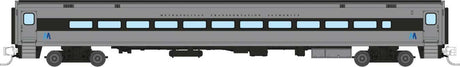 Comet Commuter Coach - Ready to Run -- Metro-North MNCR (West of Hudson Scheme, silver, black, 2-Tone M Logo)