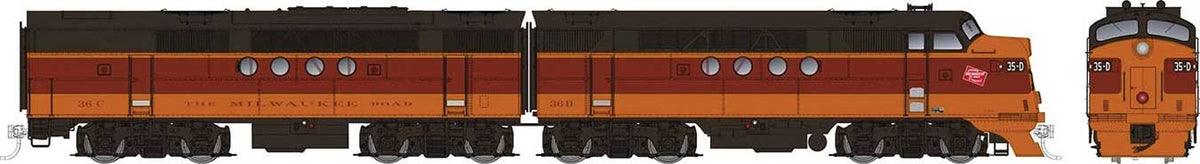 EMD FT A-B Set - Standard DC -- Milwaukee Road #37A, 37B (As Delivered)