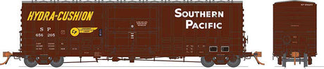 Class B-100-40 Plug-Door Boxcar - Ready to Run -- Southern Pacific (Random # from Set 2; As-Delivered, Boxcar Red, Yellow Hydr