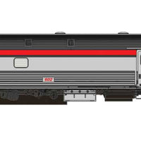 The Canadian 10-Car Passenger Set - Ready to Run -- Canadian Pacific Set 1 (stainless steel, Action Red)