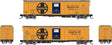 Class RR-56 Mechanical Reefer - Ready to Run -- Santa Fe #1 (orange, blue, black, Ship and Travel Slogan)