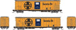 Class RR-56 Mechanical Reefer - Ready to Run -- Santa Fe SFRP (orange, blue, black, Billboard Santa Fe, Large Logo)