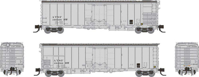Class RR-56 Mechanical Reefer 4-Pack - Ready to Run -- Santa Fe (MOW silver)
