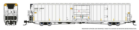 Greenbrier 7780 Cubic Foot Reefer - Ready to Run -- AOKX Random from Set #1 (white, yellow)