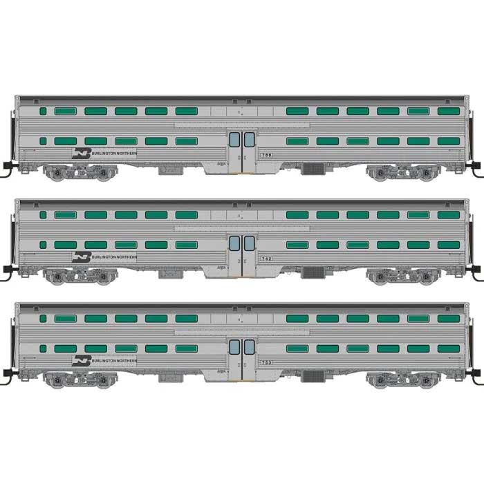 SP 3/4 Dome Lounge Fluted Sides - Ready to Run -- Southern Pacific #3605 (Daylight; red, orange, black)