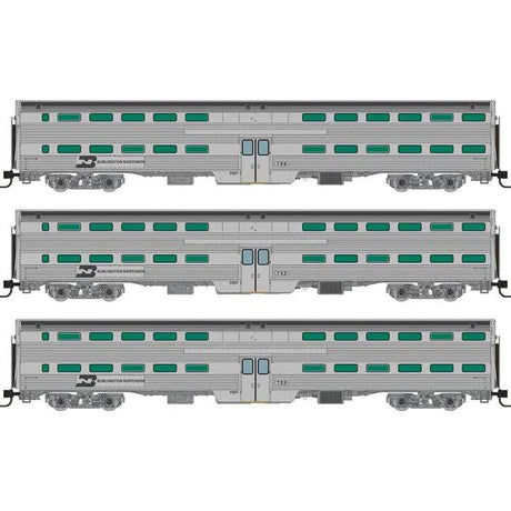 SP 3/4 Dome Lounge Fluted Sides - Ready to Run -- Southern Pacific #3605 (Daylight; red, orange, black)