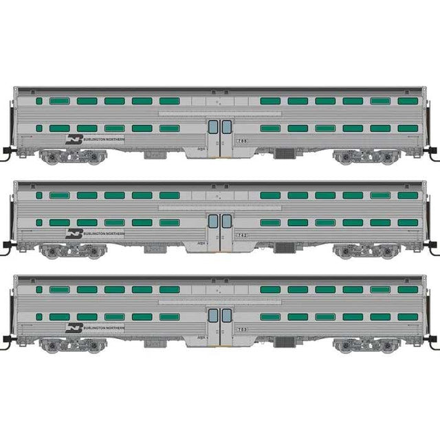 SP 3/4 Dome Lounge Fluted Sides - Ready to Run -- Southern Pacific #3605 (Daylight; red, orange, black)