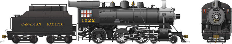 Class D10h 4-6-0 - LokSound and DCC -- Canadian Pacific 1022 (black, graphite)