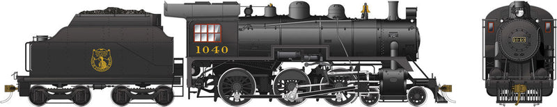 Class D10h 4-6-0 - LokSound and DCC -- Dominion Atlantic 1040 (black)